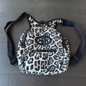 Goldbergh Monochrome Leopard Backpack